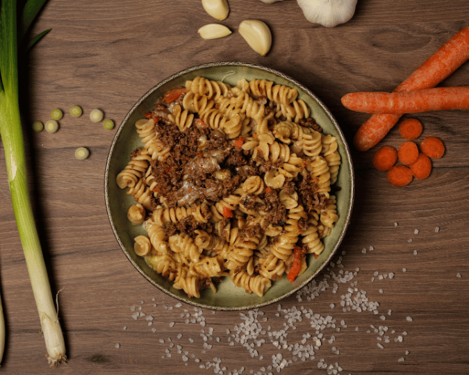 Creamy Beefpasta mit Vollkornnudeln